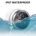 Anself Marine Fuel Level Gauge Waterproof Boat Fuel Gauge 240~33ohm Signal 52mm with LED Backlight for Universal AUTO Car Boat Truck Vehicle RV