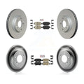 Transit Auto - Front Rear Ceramic Pads And Coated Disc Brake Rotors Kit For Kia Optima With Electric Parking KGA-104801