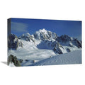 12 x 18 in. Ski Mountaineer Near Summit with Mt Tasman Behind, Westland NP, New Zealand Art Print - Colin Monteath