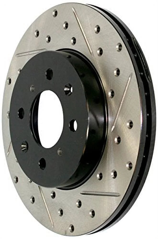 StopTech 127.34061L StopTech Sport Rotors; Drilled And Slotted; Rear Left; Fits select: 2004-2006 BMW X5 4.4I, 2002-2003 BMW X5 4.6IS