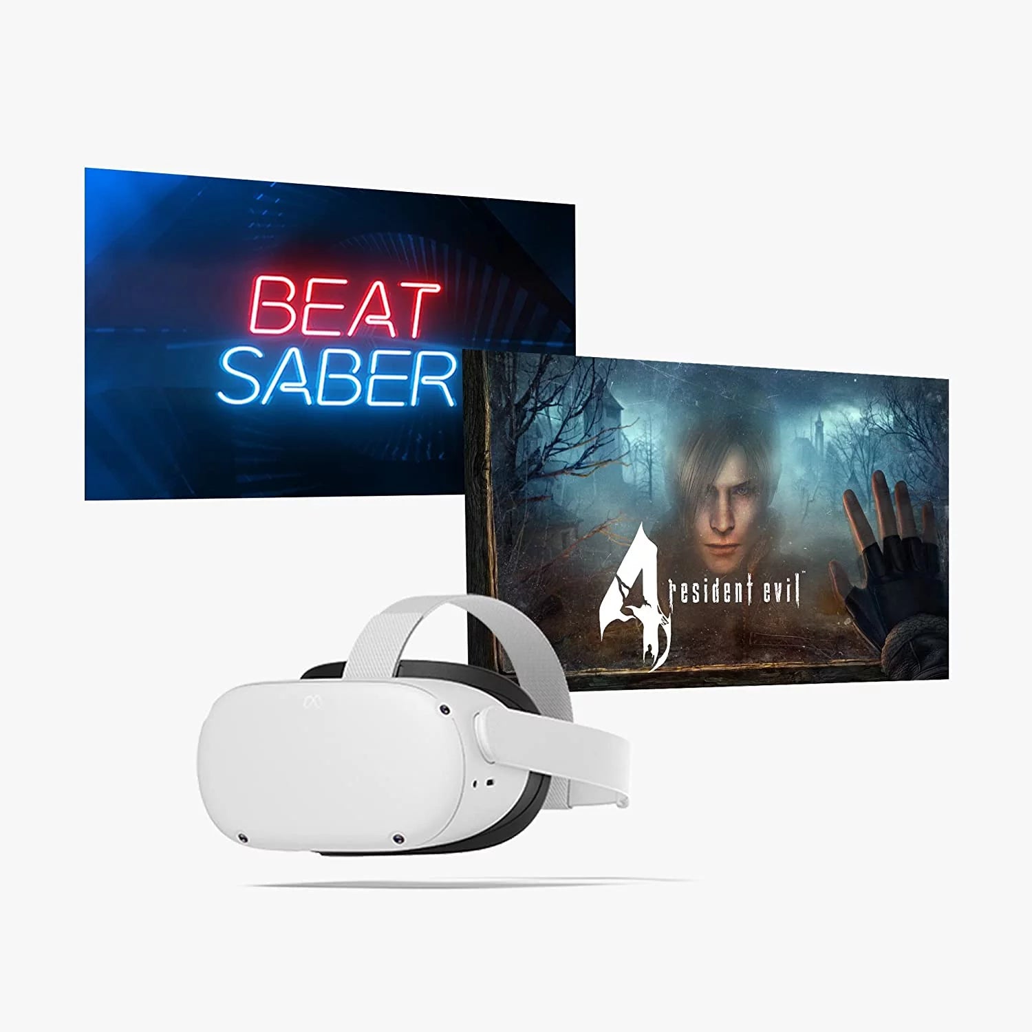 Meta Quest 2 Resident Evil 4 bundle with Beat Saber 128 GB  Advanced All-In-One Virtual Reality Headset