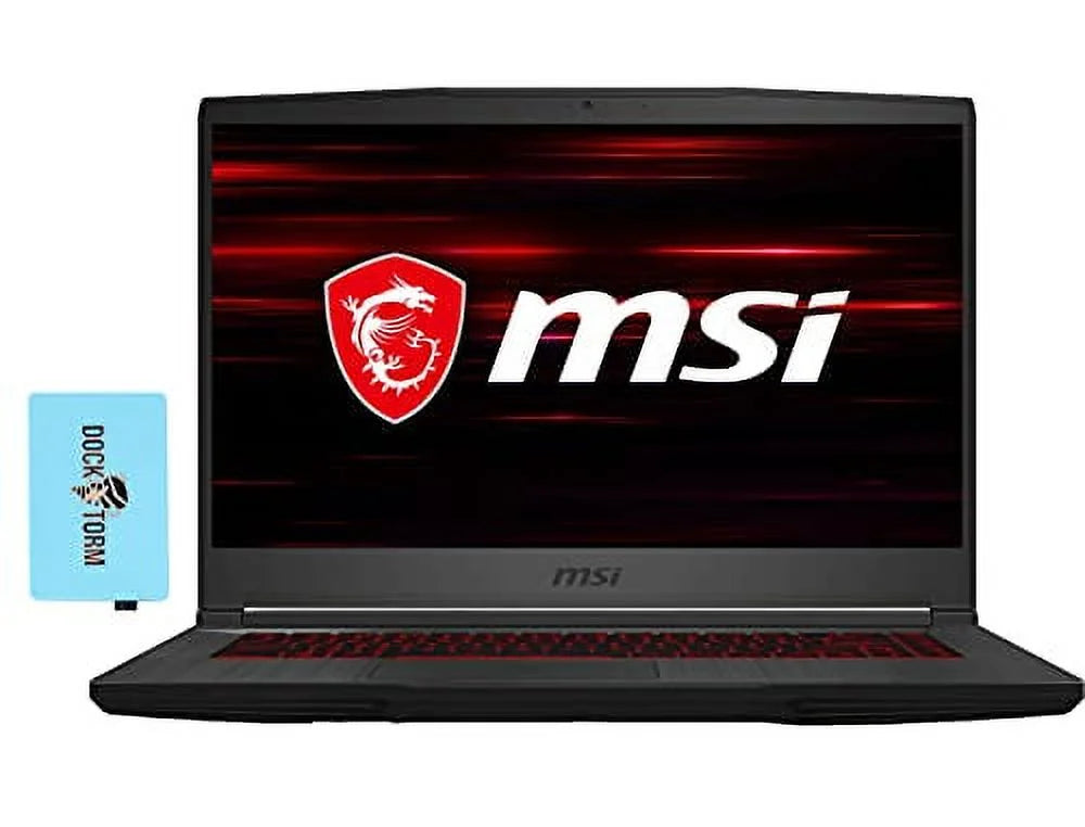 MSI GF65 Thin 10UE Gaming Laptop 15.6¡± FHD IPS 144Hz (Intel i5-10500H 6-Core, 32GB RAM, 1TB PCIe SSD, RTX 3060 6GB, Red Backlit KYB, WiFi 6, BT 5.1,HD Webcam, 2xUSB 3.2, Win10Home) w/Hub