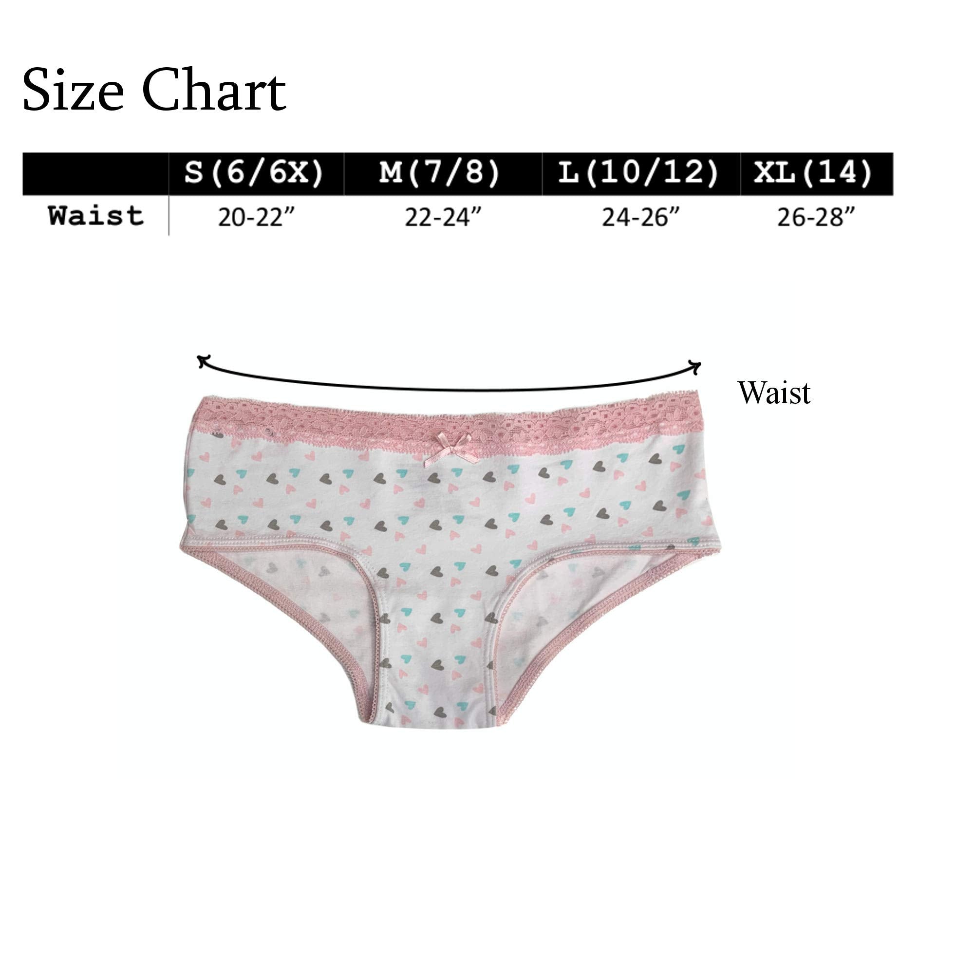 Girls Hipster Panty - 6 Pack