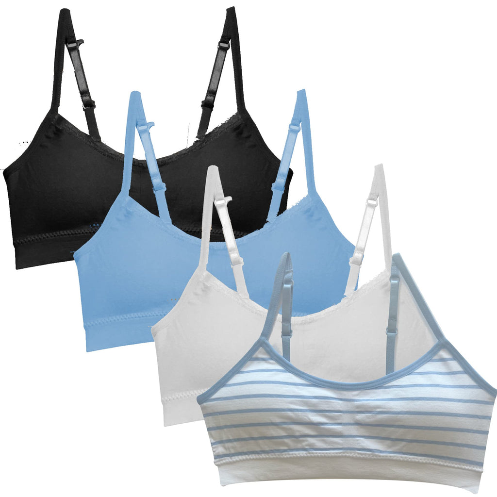 Girls Padded Training Bra - 4 Pack