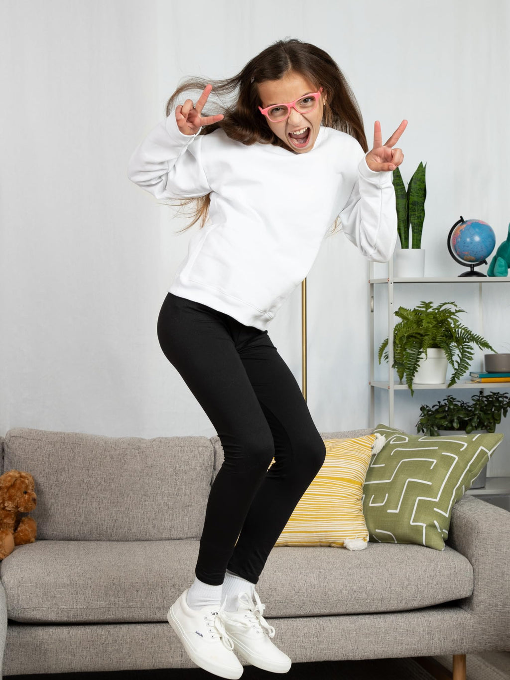 Popular Girls Buttery Soft Ankle Legging - 2 Pack