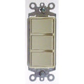 White Commercial Grade Decora AC Combination Switch Ro - White