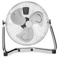 mollie 20 inch 3-Speed High Velocity Floor Fan, Heavy Duty Metal Industrial Cradle Floor Fan with 120-Degree Adjustable Tilt for Indoor Outdoor, Black