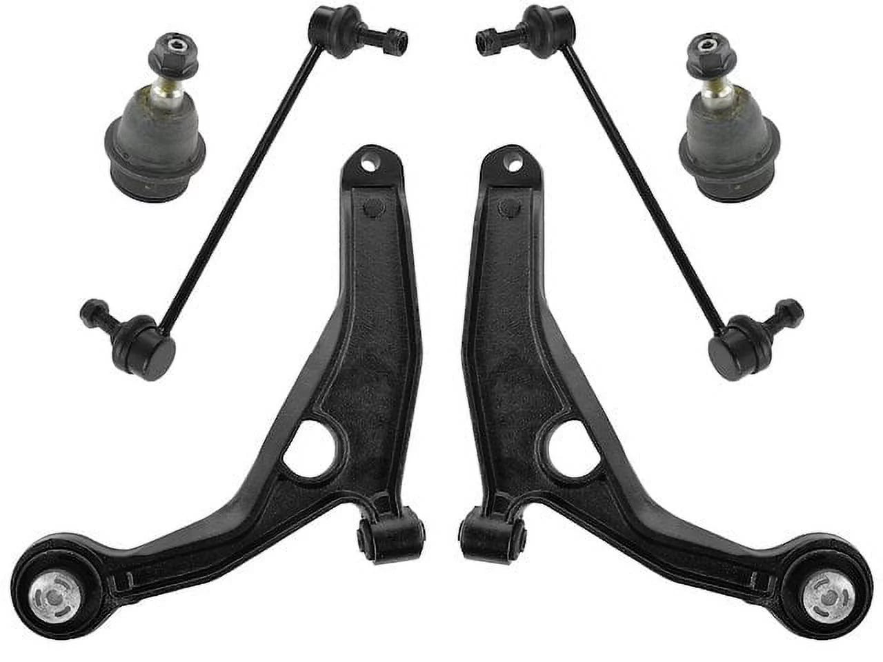 Control Arm Ball Joint Sway Bar Link Kit - 6 Piece - Compatible with 2009 - 2018 Dodge Journey 2010 2011 2012 2013 2014 2015 2016 2017