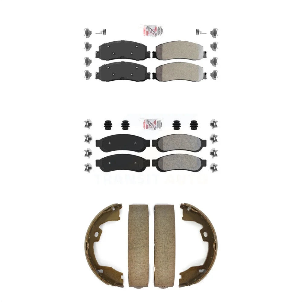 Transit Auto Front Semi-Metallic Disc Brake Pads Kit For Ford F-250 Super Duty F-350 KNN-101046