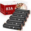 Compatible with HP 83A (CF283A) Toner Cartridge, 5 Black