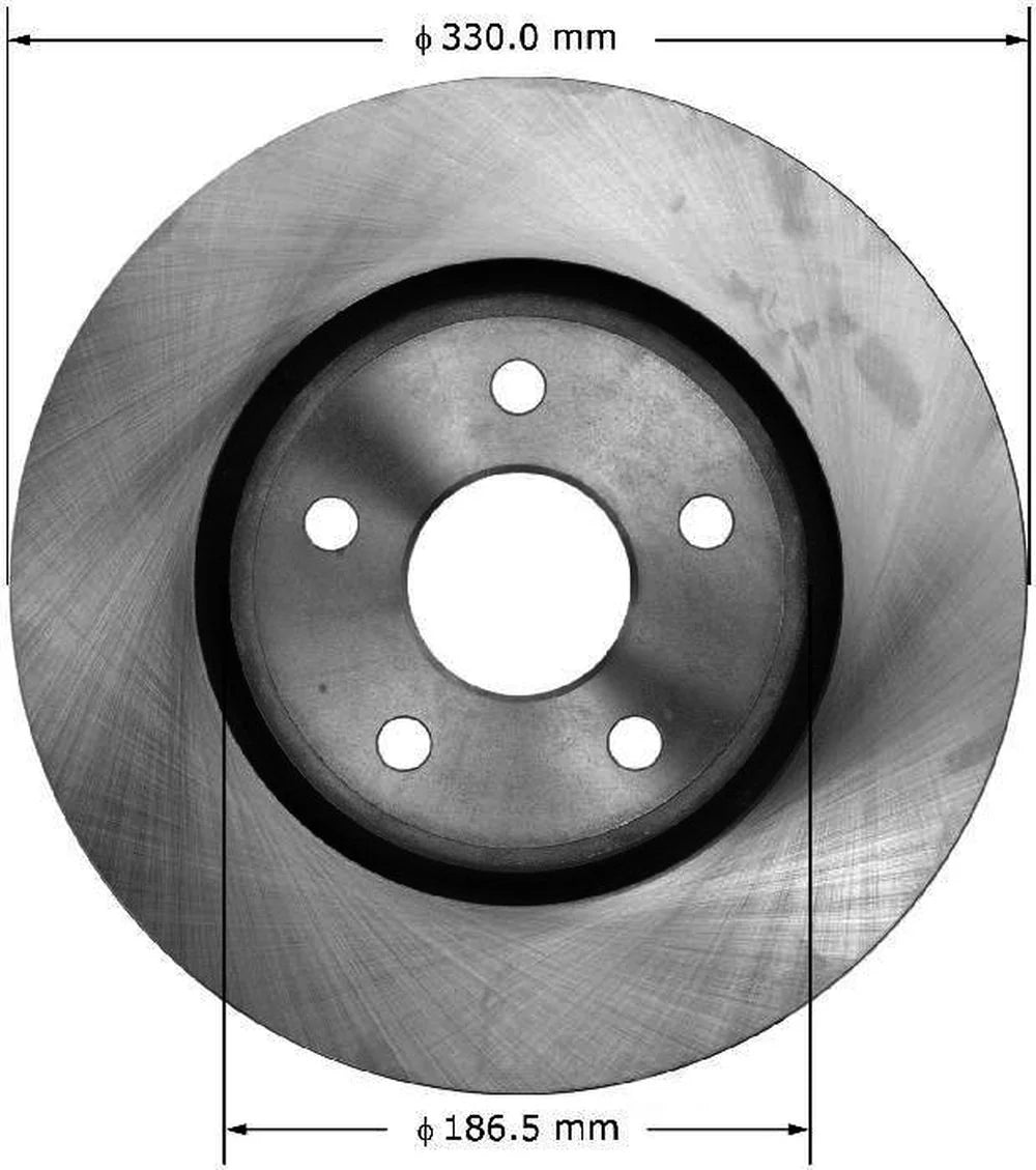 BENDIX PRT6102 Bendix Brake Rotor Fits select: 2011-2017 JEEP GRAND CHEROKEE, 2011-2019 DODGE DURANGO