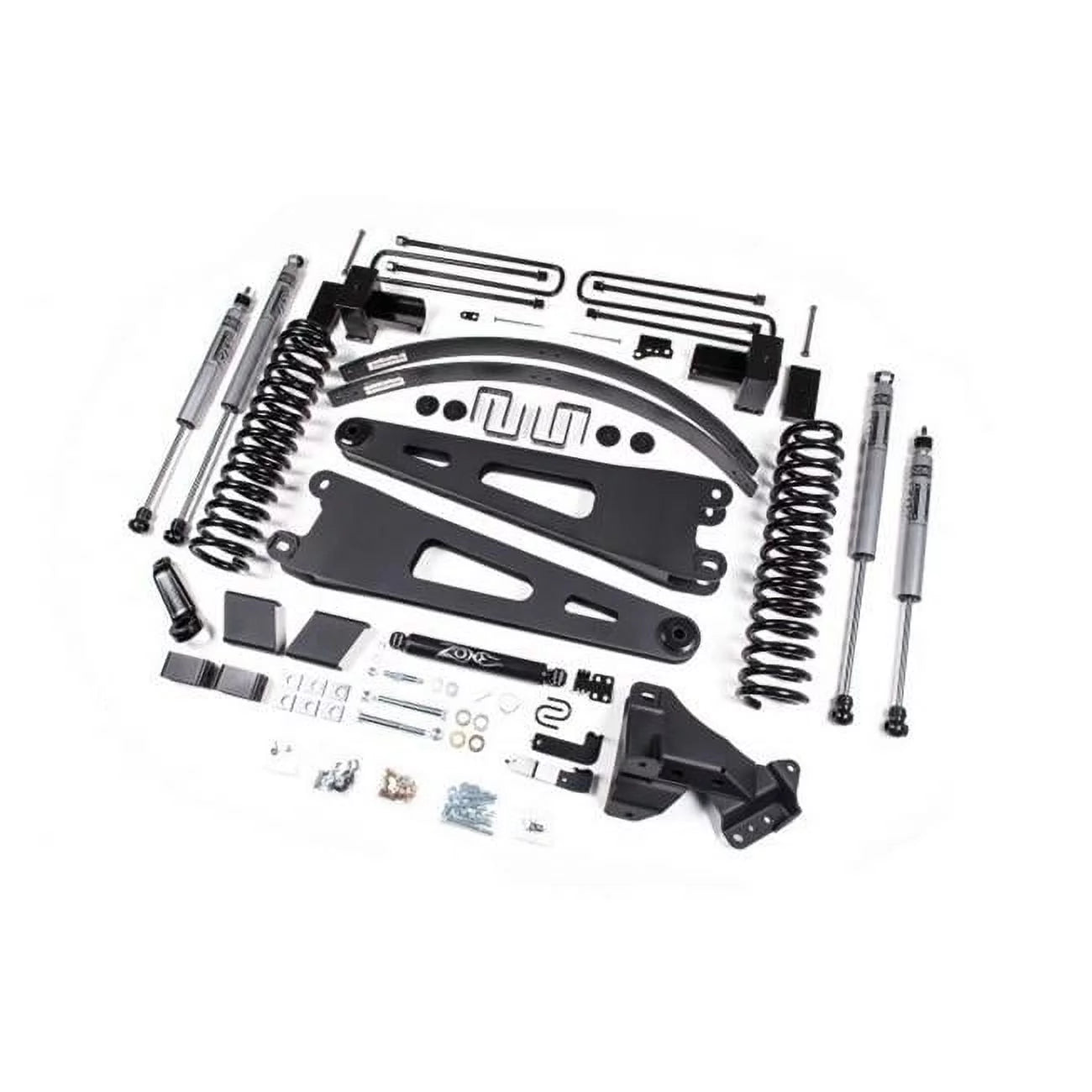 Zone Offroad  6 in. 3 Leaf Main Arm Suspension Diesel Lift Kit for 2017-2019 Ford F250 & 350