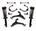 Grand Cherokee Commander Upper Lower Control Arms Tie Rods Sway Bar Struts 10PC