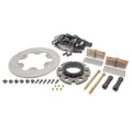 410-8113B Brake Kit with 10.40 in. Scalloped Titanium Rotor, Black