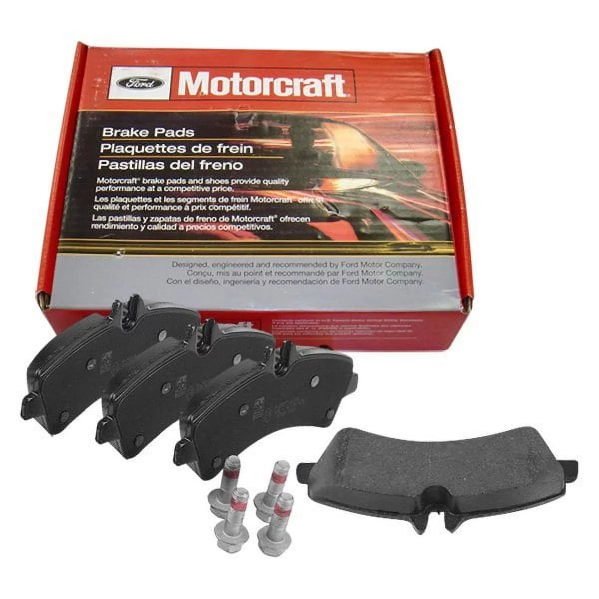 Motorcraft NBR-1414 Pads - Standard Premium - Integrally Molded Organic