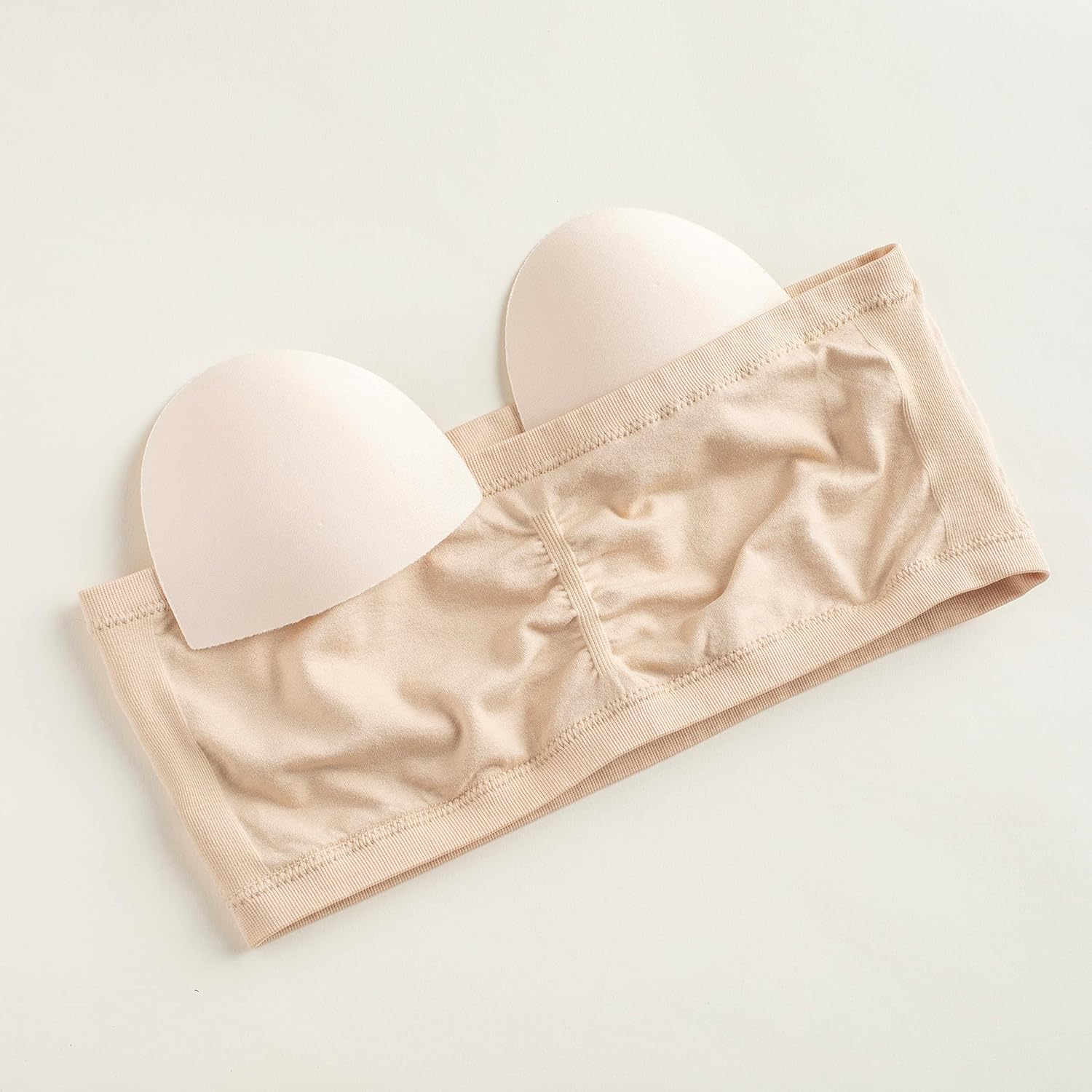 Bandeau Bra with Removable Padding - 2 Pack
