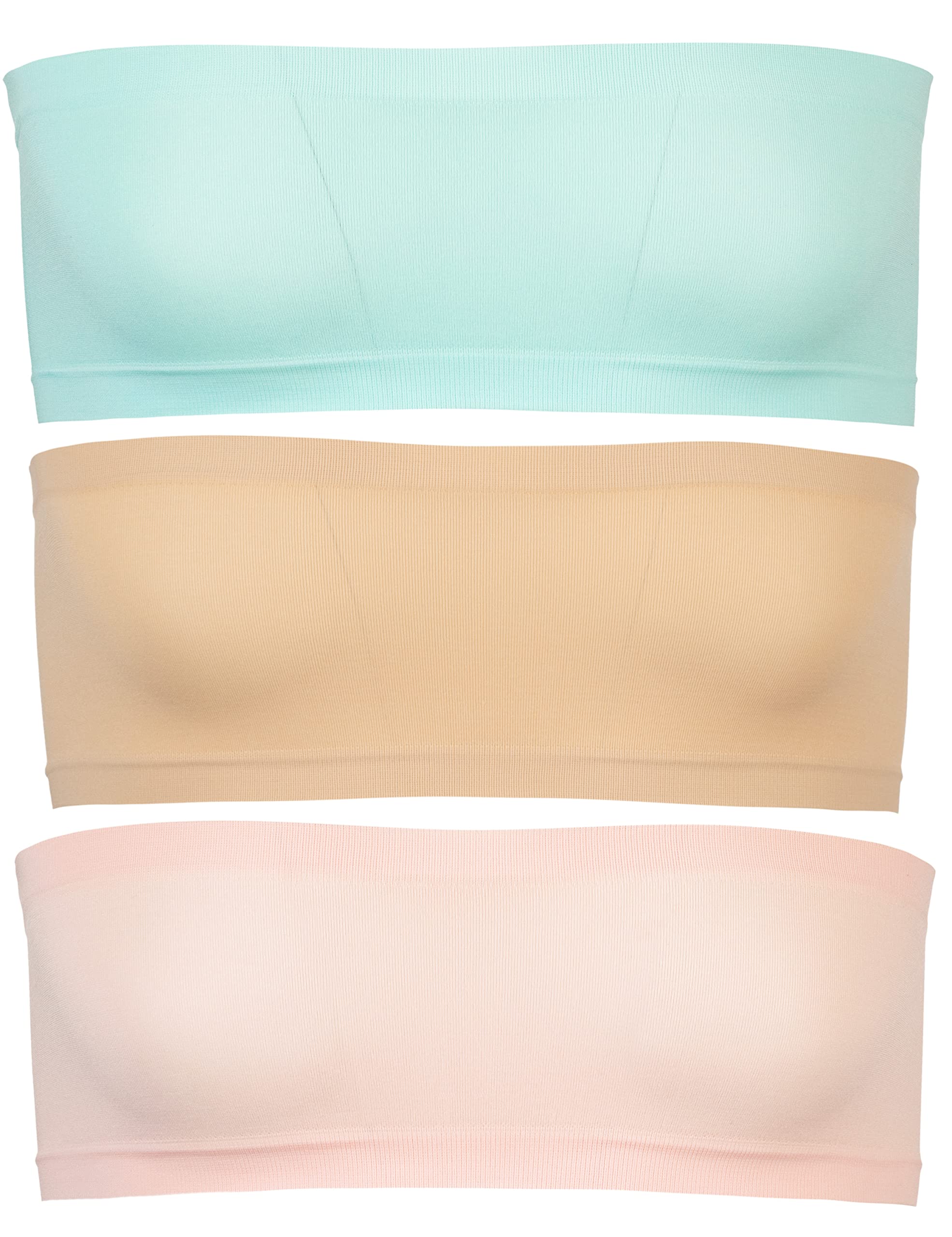 Bandeau Bra - 3 Pack