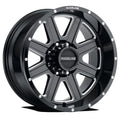 Raceline 940M-HOSTAGE 16 Cast Aluminum Wheel, HOSTAGE BMF 16X8 8X165.1 0mm Fits select: 1994-2002 DODGE RAM 2500, 2003-2006 CHEVROLET SILVERADO K2500 HEAVY DUTY