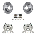 Transit Auto Rear Disc Brake Caliper Rotors And Ceramic Pads Kit For 2006 Hyundai Sonata 3.3L To 03 06 KC8-100485C