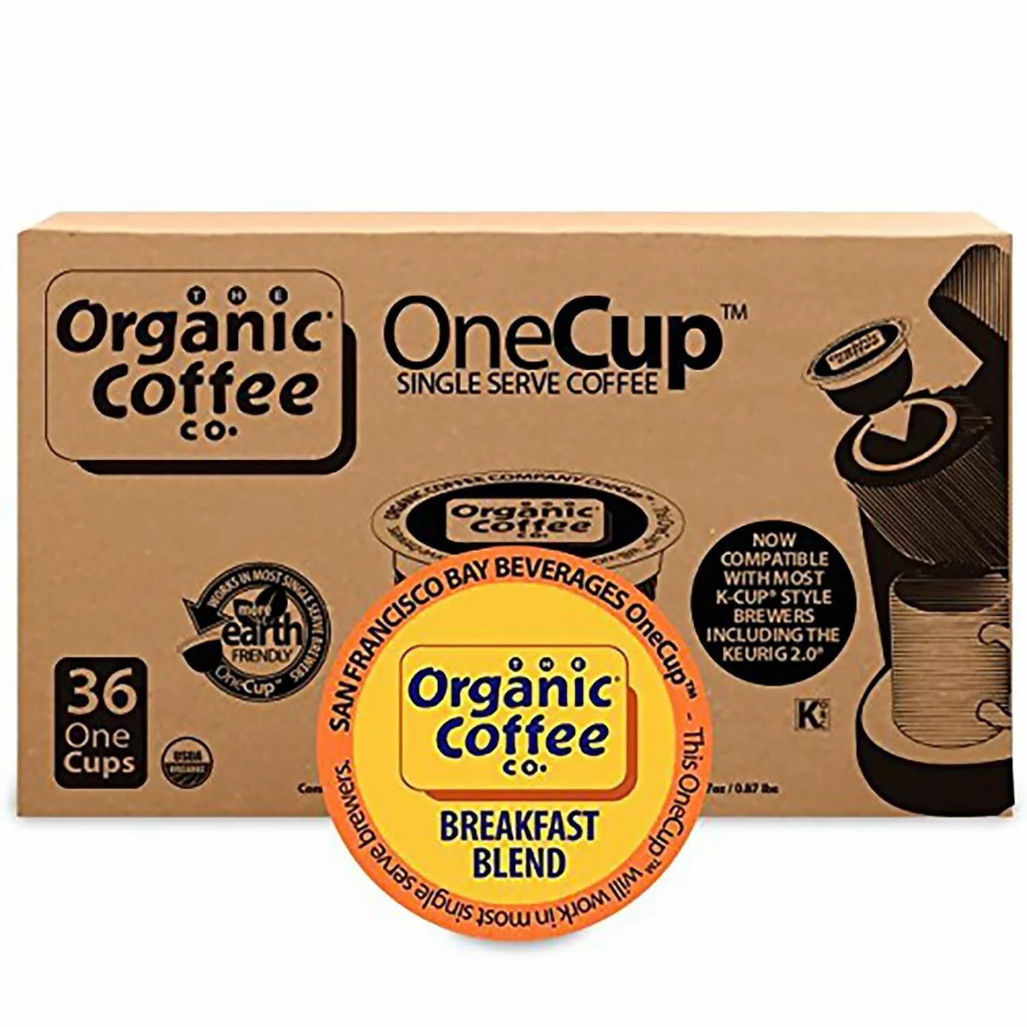 OneCup Breakfast Blend Coffee 144 count  K cups