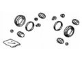 Genuine Toyota Front Brake Caliper Cylinder Seal Kit (2020-2023) OE 0447802400