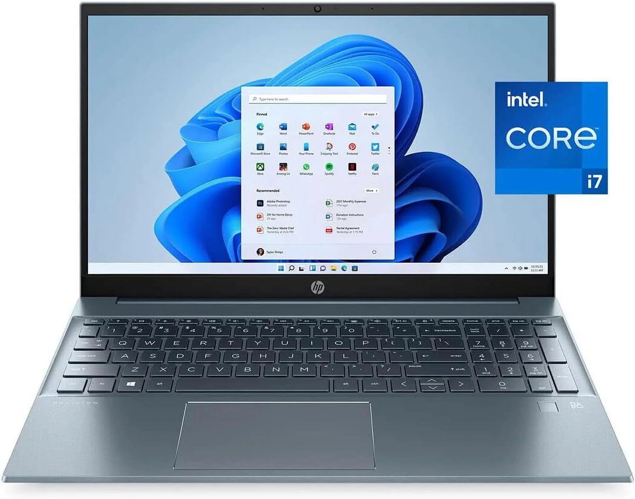 Restored HP Pavilion 15-eg0081cl 15.6 FHD IPS Laptop Intel Core i7-1165G7 2.8 GHz 8GB RAM 512GB SSD Intel Iris Xe Graphics Windows 11 Home - 43N62UA
