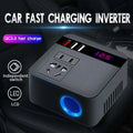 Car Inverter 300W 12V/24V DC To 220V AC Cigarette Lighter Power Supply Inverter