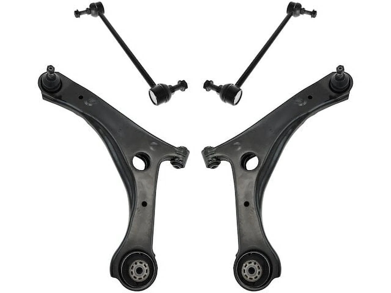 Front Control Arm and Sway Bar Link Kit - 4 Piece - Compatible with 2008 - 2016 Dodge Grand Caravan 2009 2010 2011 2012 2013 2014 2015