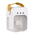 Desktop Portable Air Cooler with Humidifier - Features Colorful LED Light, 3 Adjustable Wind Speeds and Wind Direction, Ideal for Home, Bedroom, Office, and Camping Use