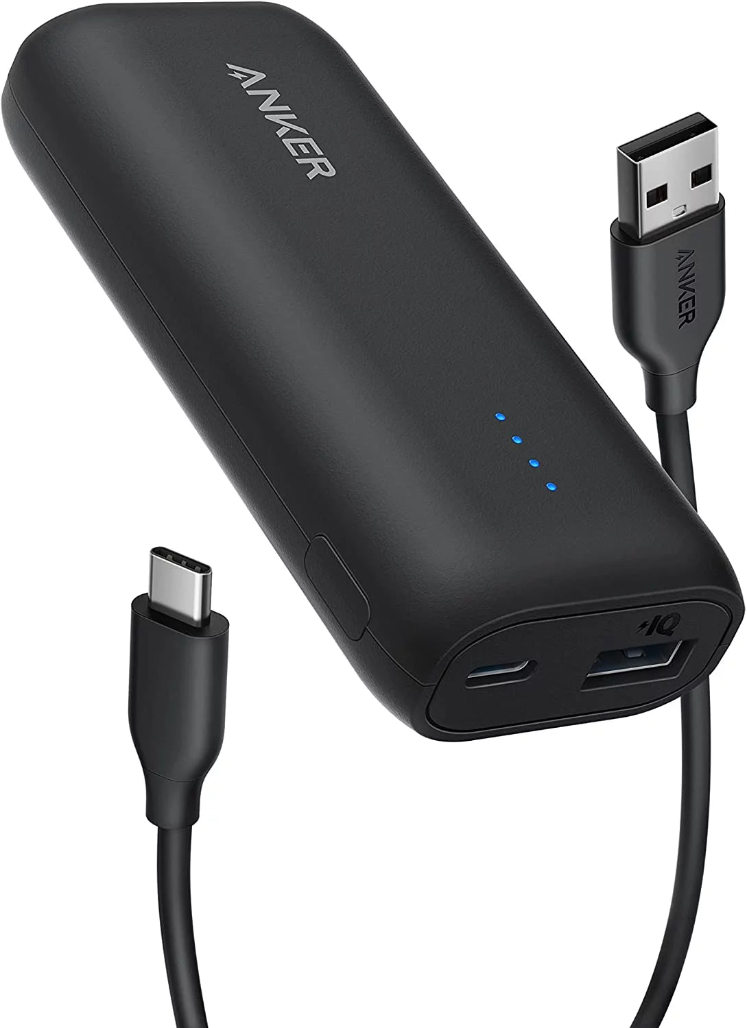 Anker PowerCore 5K 321 Power Bank/Portable Charger, 5,000mAh, 12W, USB-C & USB-A Port