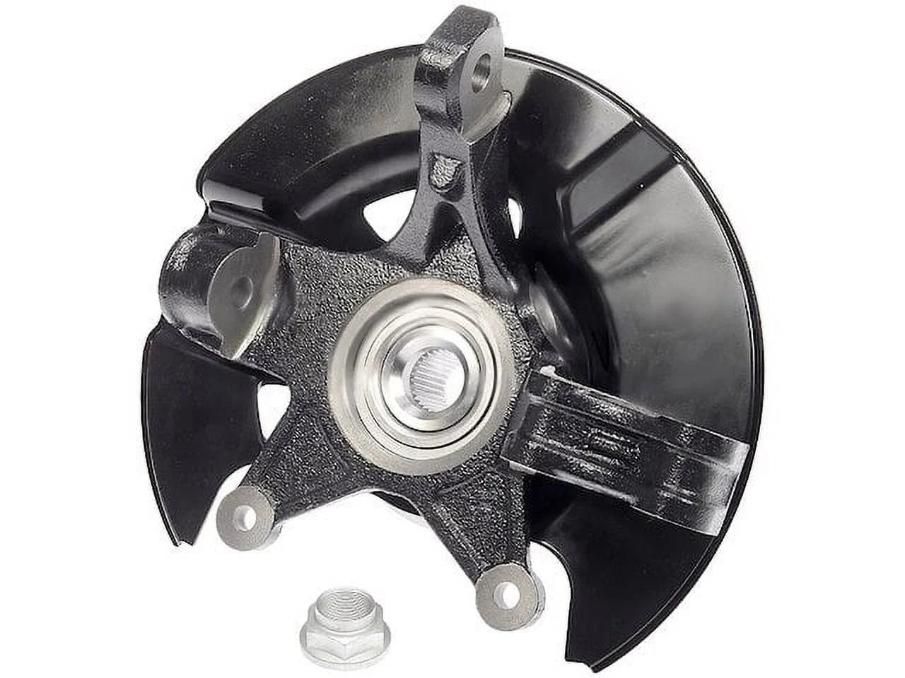 Front Left Driver Side Wheel Hub Bearing and Steering Knuckle Kit - Compatible with 2005 - 2008 Honda Pilot 2006 2007