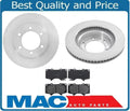 Front Brake Rotors & Ceramic Pads For 05-17 Toyota Tacoma 4X4 07-14 FJ Cruiser