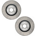 Teledu Pair Set of 2 Front Disc Brake Rotors For Geo 93-97 Prizm Toyota 93-02 Corolla