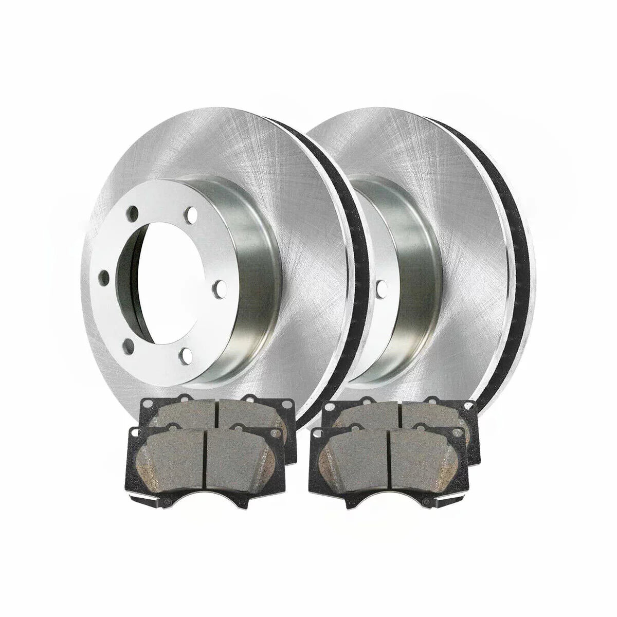 Front Brake Rotors & Ceramic Pads Kit For 2001-2007 Sequoia 2000-2006 Tundra
