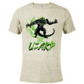 Marvel Spider-Man 2 PlayStation Game The Lizard Slash - Short Sleeve Blended T-Shirt for Adults - Customized-Putty Snow Heather
