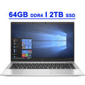 HP EliteBook 840 G7 Premium Business Laptop Computer 14¡± FHD IPS Display 10th Gen Intel Quad-Core i7-10510U 64GB DDR4 2TB SSD Backlit Keyboard Fingerprint HDMI USB-C WiFi6 B&O Win10Pro Silver