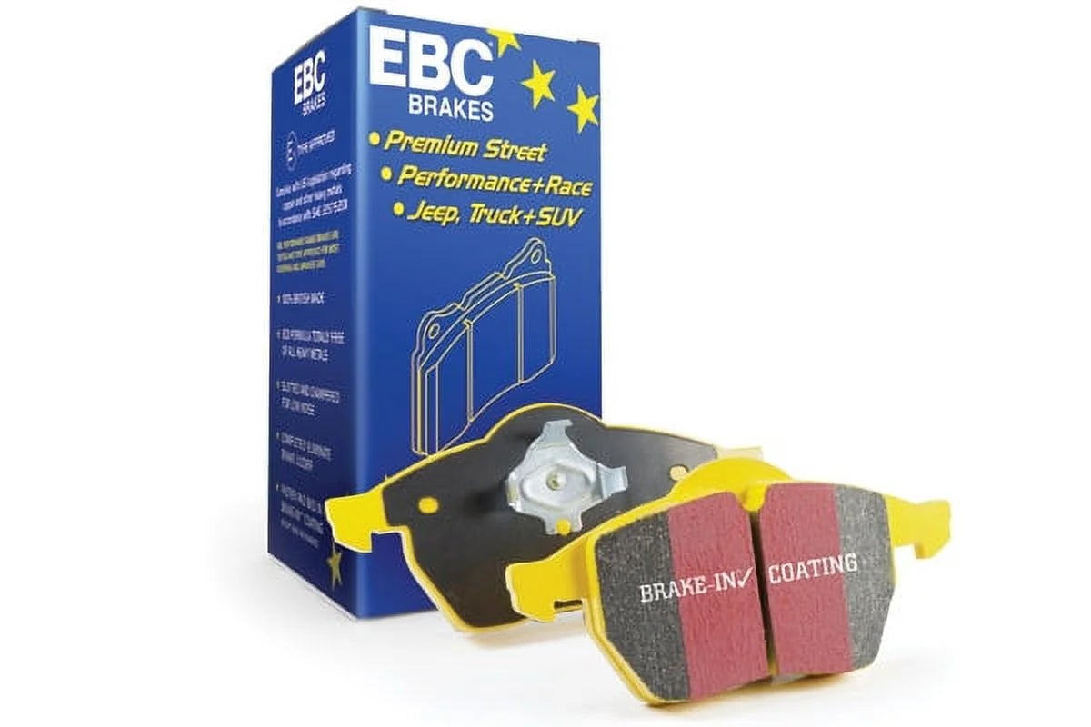 EBC Brakes Yellowstuff 4000 Series Street and Track Brake Pad Set Fits select: 1999-2010 CHEVROLET SILVERADO, 2000-2006 CHEVROLET TAHOE