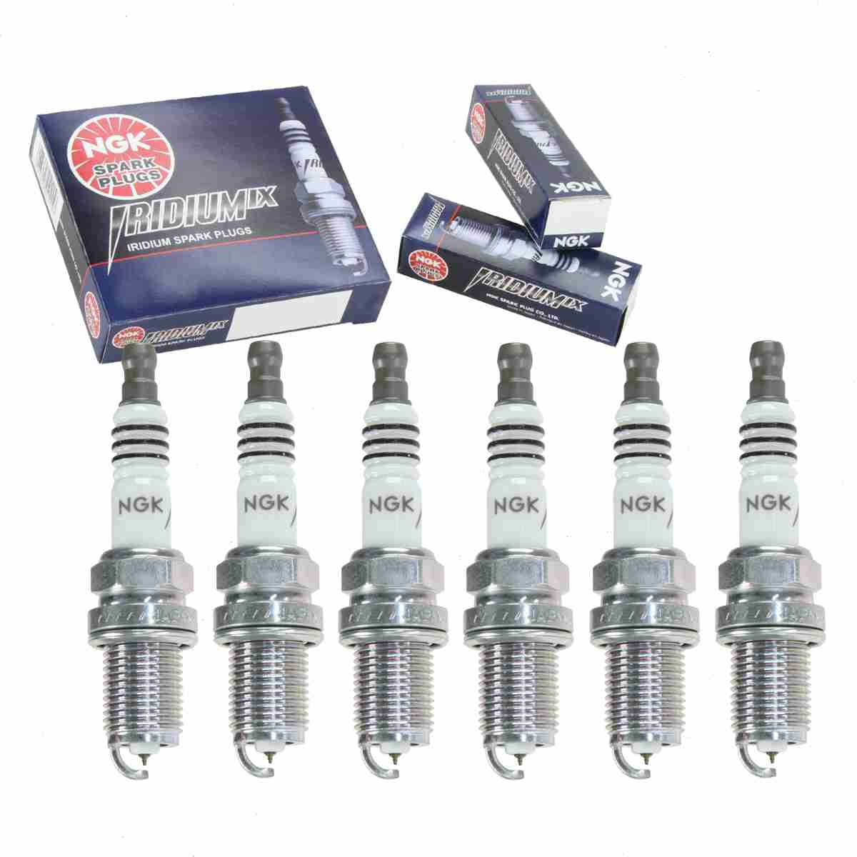 6 pc NGK 6418 Iridium IX Spark Plugs for 1765247 1UN7-18-110 22401AA510 3373 3431 4227 4228 4702 5304 5501 9 9001 9001-2 9001S 9201 9201-2 9802 9802-2 9802S 99000-79K60-K6R 999-06910-X9-029
