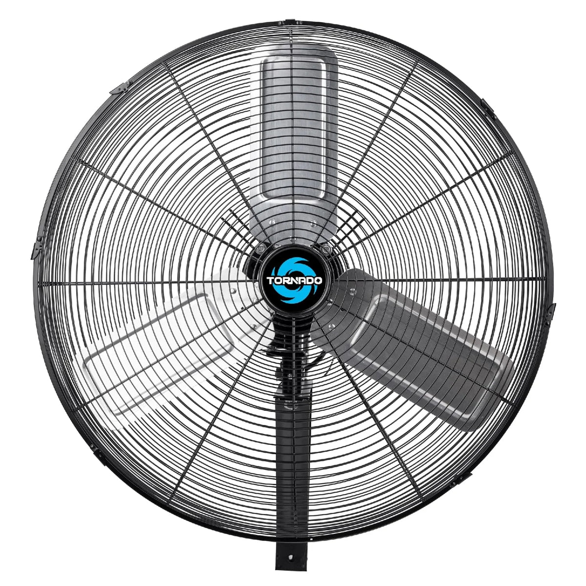 24 Inch Pro Series High Velocity Oscillating Wall Mount Fan For , Industrial Use 3 Speed 7600 CFM 6.6 FT Cord UL Safety Listed