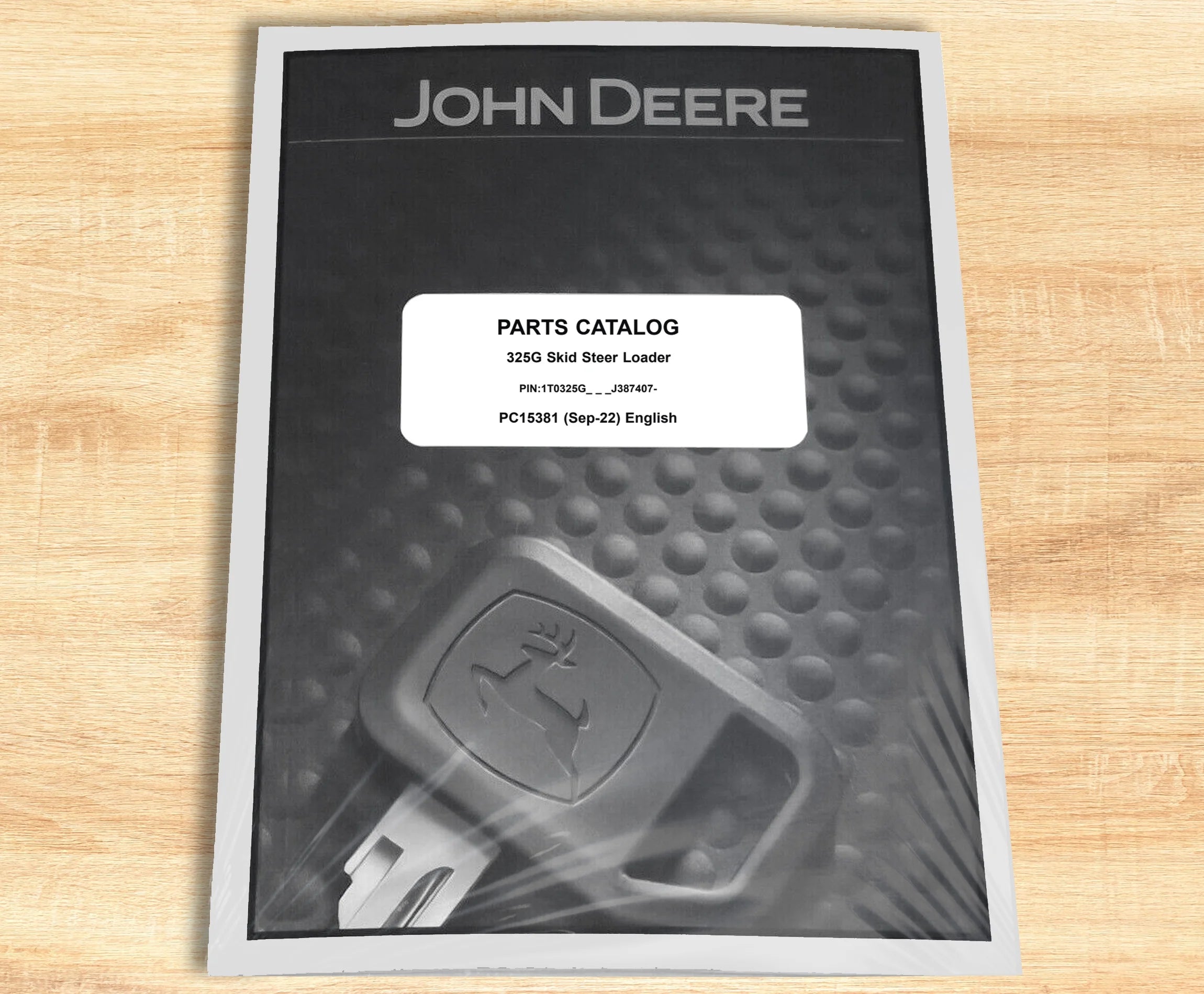 John Deere 325G Skid Steer   Parts Catalog - Part Number # PC15381