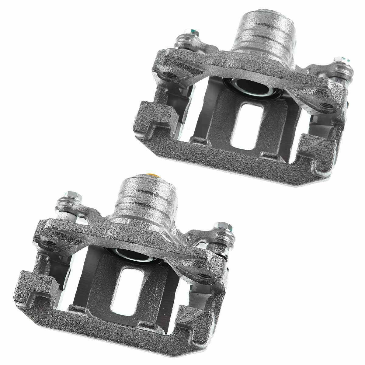 Teledu 2x Rear Left & Right Brake Calipers with Bracket For 2005-2012 Nissan Pathfinder