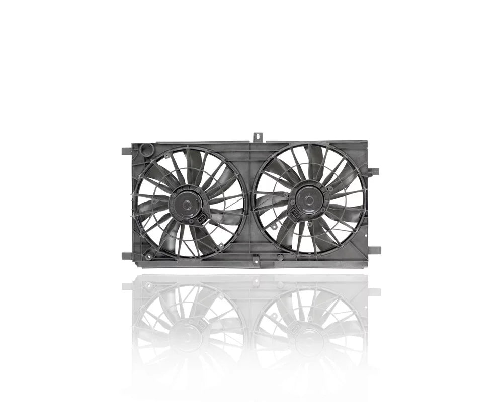 Engine Cooling Fan Assembly - Pacific Best Inc. Compatible/Replacement for '07-08 Dodge Caliber/Jeep Compass/Patriot, 08-08 Chrysler Sebring 4-Cylinder/2.4-Liter - 68004051AA