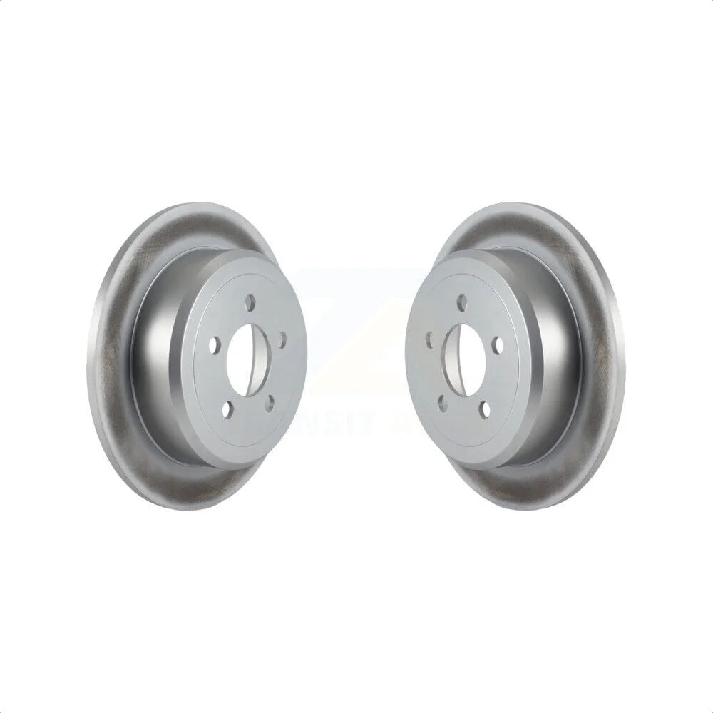 Rear Coated Disc Brake Rotors Pair For Jeep Liberty Dodge Nitro KG-100479