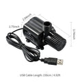 Walmeck Fountain Pump,500l/h 4w Lift Pump Waterproof Submersible 4w Lift 5.9ft Water Pump Pond 500l/h 4w Submersible Pump Pond Dc12vWater Oil Pump Brusess Pump With Dc12v 600l/h 7.5w Lift