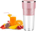 Portable Blender Travel Size, Personal Size Eletric USB Juicer Cup, Fruit, Smoothie, Baby Food Mixing Machine With Updated 4 Blades Magnetic Secure Switch Electric Fruit Mixer For Superb Mixing- 400Ml