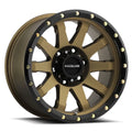 Raceline 934BZ-CLUTCH 17 Cast Aluminum Wheel, CLUTCH BRONZE 17X9 8X165.1 -12mm