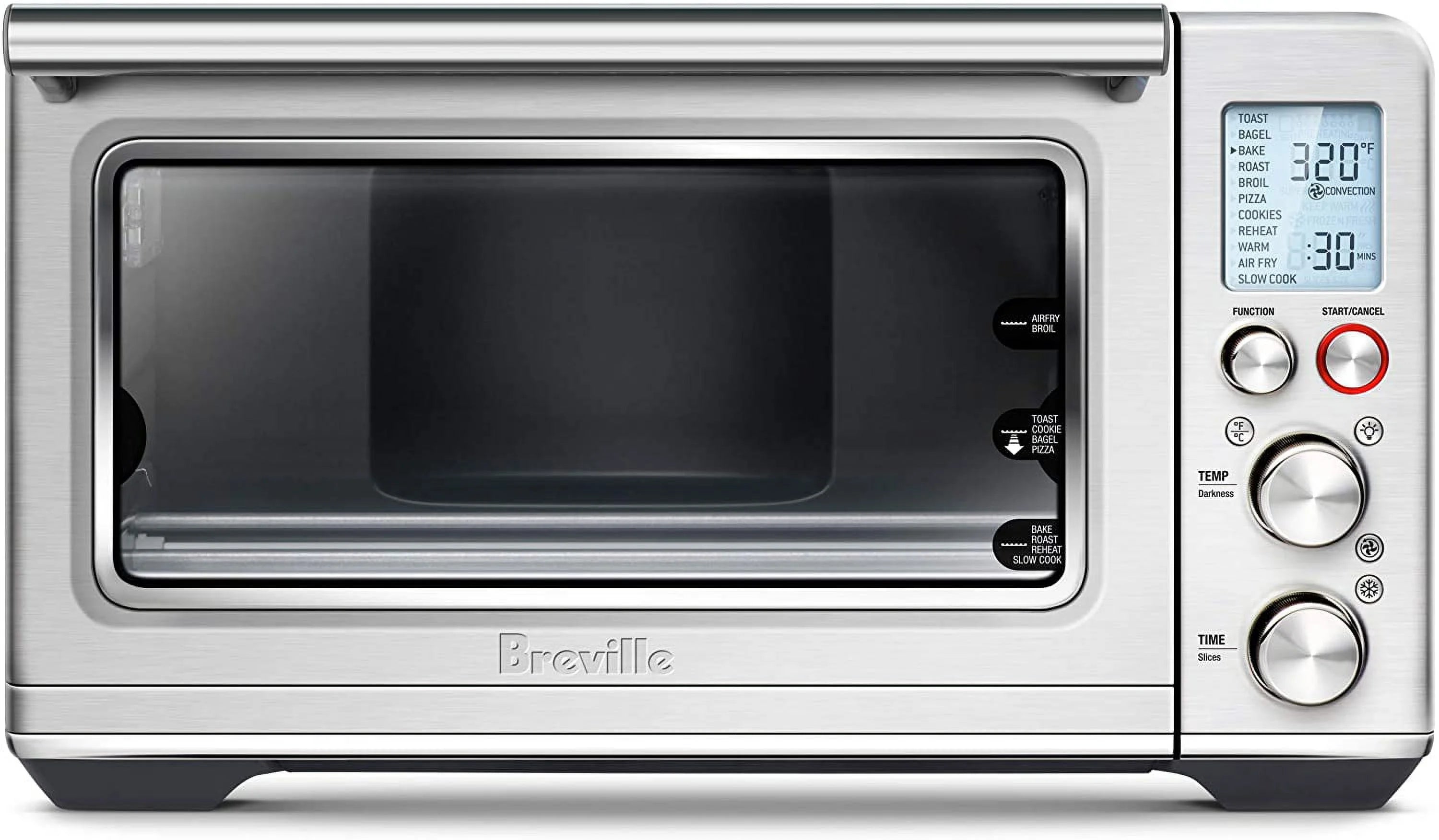 durable Breville Smart Oven Air Fryer Toaster Oven  Brushed Stainless Steel  BOV860BSS