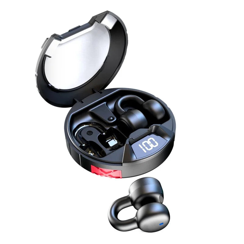 Bluetooth Earphones,Headphones,Wireless Earbuds,Noise Cancelling,Clip on ear auto connect wireless bluetooth 5.3 low latency gaming bluetooth headset digital display touch type-c.