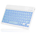 UX030 Lightweight Ergonomic Keyboard with Background RGB Light, Multi Device slim Rechargeable Keyboard Bluetooth 5.1 and 2.4GHz Stable Connection Keyboard for Dell Inspiron 5000 Series Laptop