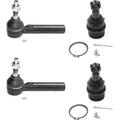 Teledu 4 Piece Steering & Suspension Kit Lower Ball Joints w/ Outer Tie Rod Ends New